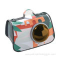 Pet Carrier for Cat Dog Breathable Airline Approved Space Capsule Portable Transparent Printed Bubble Pets Sling Bag